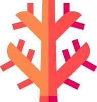 A tree with many branches and leaves vector