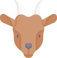 Goat head icon vector