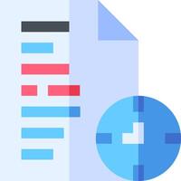 A google search icon and a document icon vector