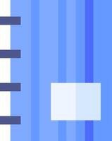 A blue and white striped background with a white square vector
