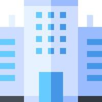 A building with windows and a door vector