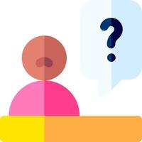 Question mark icon vector