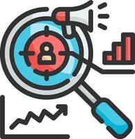 Search engine optimization icon vector
