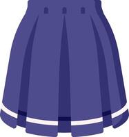 A skirt with a white stripe on the side vector