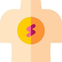 A shirt with a z symbol on it vector