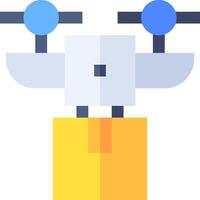 A robot with two blue and yellow balls on top of it vector