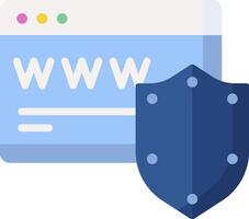 Web security and web security tips vector