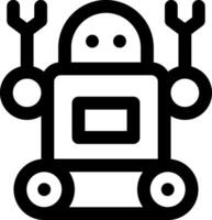 A robot with two hands and a tool vector