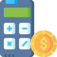 A calculator and a coin vector