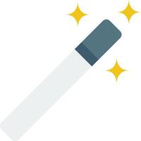 A magic wand with stars on it vector