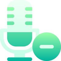 A microphone and a ball with a question mark vector