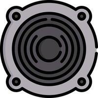 A speaker icon on a white background vector