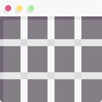 A grid of squares on a white background vector