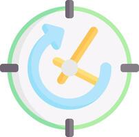 time left illustration design vector