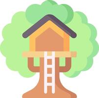 tree house illustration design vector