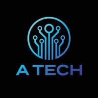 Technology logo design vector