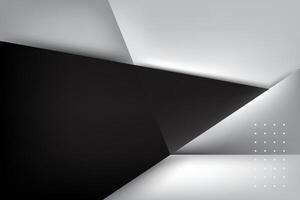 black and white modern abstract background design vector
