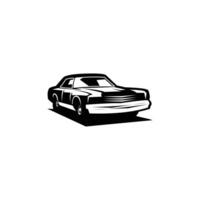 Bluesmobile isolated white background front view. best for logos, badges, emblems, icons, available in eps 10. vector