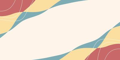 aesthetic background with abstract wave pattern, free copyspace area design vector