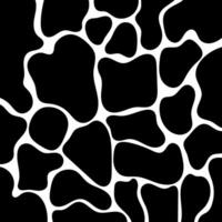 Black cow print animal pattern abstract for printing, cutting, crafts Ideal and more. vector