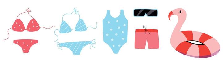 bikini pool icon beach symbol vector