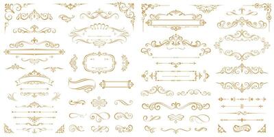 Ornate design elements vector