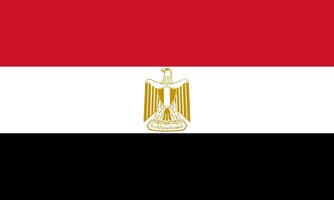 Egypt flag national material design vector