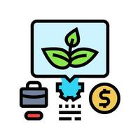 growth hacking modern business modern business color icon illustration vector