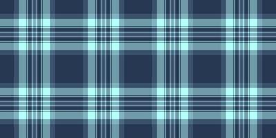 India tartan background fabric, floor textile check. Wear seamless plaid texture pattern in cyan and blue colors. vector