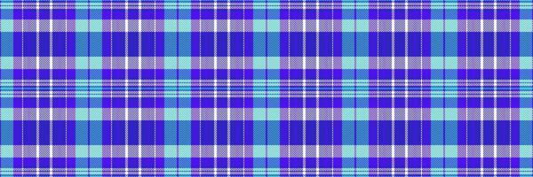 Birthday fabric background pattern, romantic check texture plaid. Basic seamless textile tartan in indigo and white colors. vector
