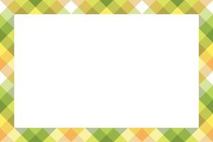 Rectangle borders and Frames . Border pattern geometric vintage frame design. Scottish tartan plaid fabric texture. Template for gift card, collage, scrapbook or photo album and portrait. vector