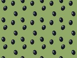 Green olive pattern seamless. food background design for web, paper or fabric print. vector