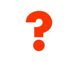 Large question mark. Searching for answer. illustration. vector