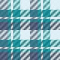 October seamless check, carnival textile texture background. Fibre pattern fabric plaid tartan in cyan and light colors. vector