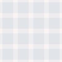Luxurious tartan check, rug seamless texture plaid. Ragged background textile fabric pattern in white and sterling silver colors. vector