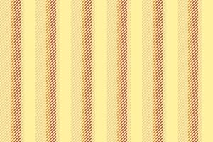Fibrous texture seamless lines, neutral fabric background vertical. Mix pattern stripe textile in yellow and amber colors. vector