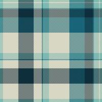 Fancy textile pattern, repetition check fabric tartan. Fold background seamless plaid texture in light and dark colors. vector