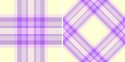 Textile fabric seamless of texture pattern with a plaid background tartan check. vector