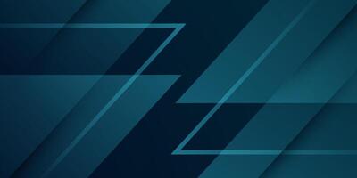 Abstract dark blue overlap shadow 3D background. Papercut background with straight line and shadow. Dark blue background with trendy pattern design. vector