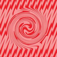 A red and white swirl pattern with a spiral in the middle vector