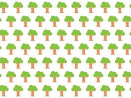 seamless pattern tree vector