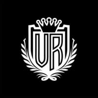 The logo for the company u r vector