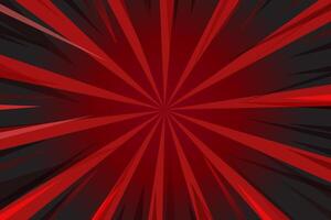 A red and black background with a starburst effect vector