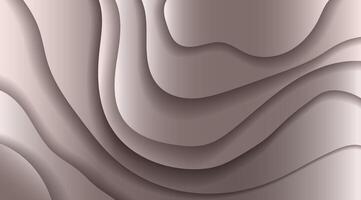 Abstract image with layered curves in various shades of brown. Smooth gradients and overlapping shapes create a sense of depth. Modern and elegant design. Concept for backgrounds and business vector