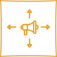 Ad Campaign Icon Design vector