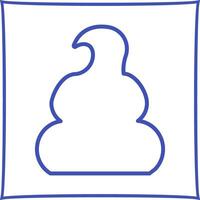 Pile of Poo Icon Design vector