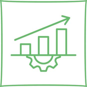 Performance Metrics Icon Design vector