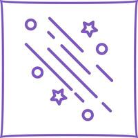 Party Streamers Icon Design vector