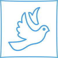 Dove of Peace Icon Design vector