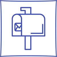 Mailbox Key Icon Design vector